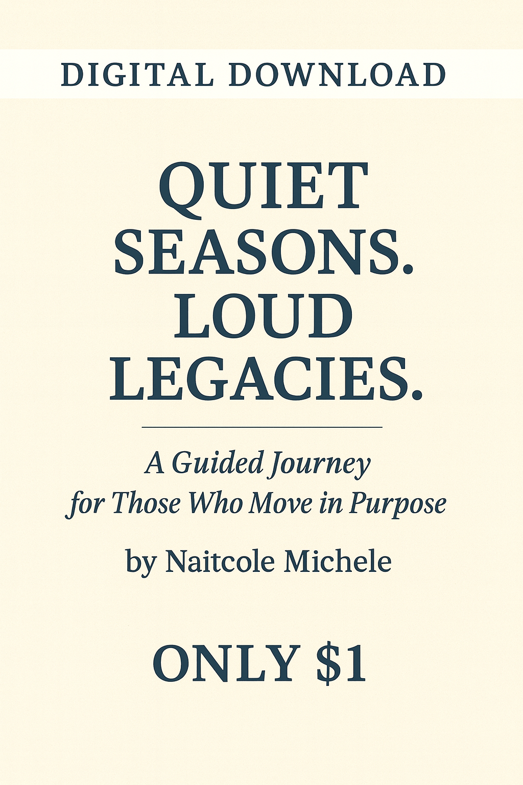 Quiet Seasons. Loud Legacies.™